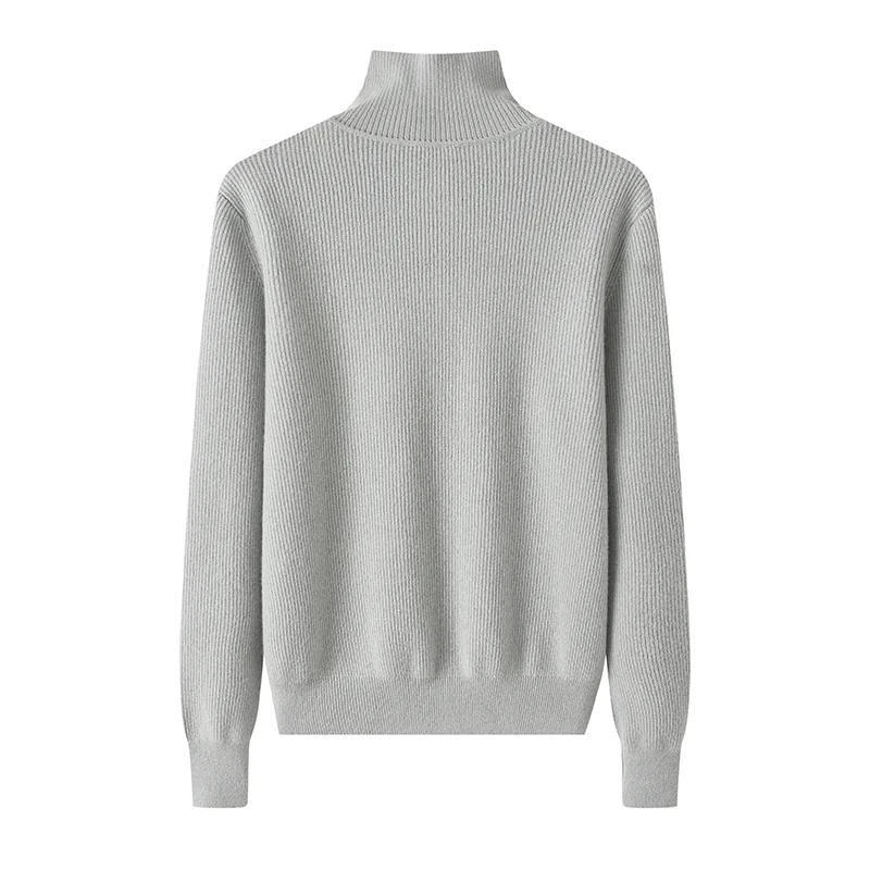 Cashmere crew-neck sweater — White — Cashmere Sweaters & Knitwear, 100% Cashmere
