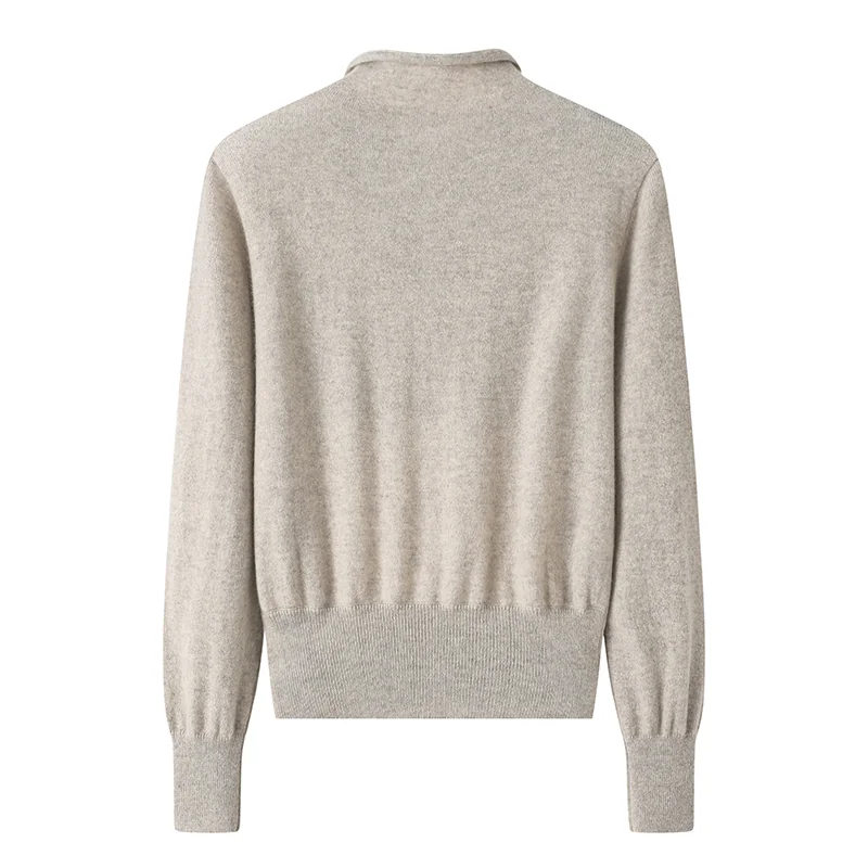 Cashmere crew-neck sweater — Camel — Cashmere Sweaters & Knitwear, 100% Cashmere