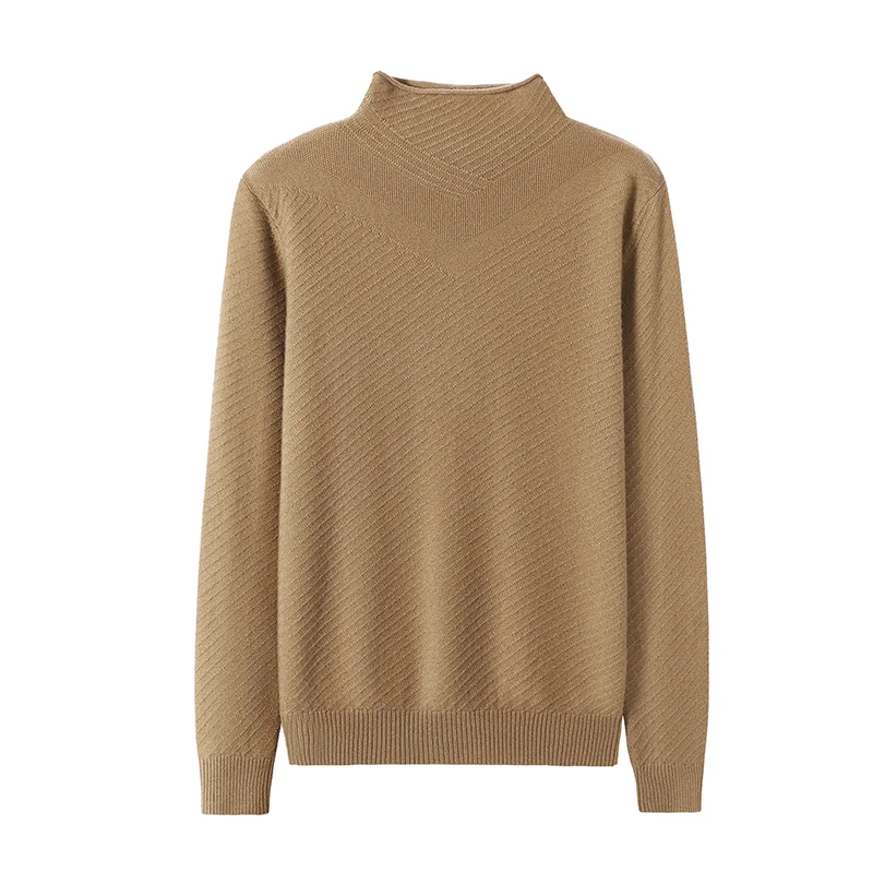 100% Cashmere, Cashmere crew-neck sweater — Pink, 14–15.5µm, Cashmere Garment / Women — detail view 3