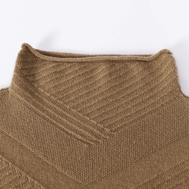 100% Cashmere, Cashmere crew-neck sweater — Pink, 14–15.5µm, Cashmere Garment / Women — detail view 7