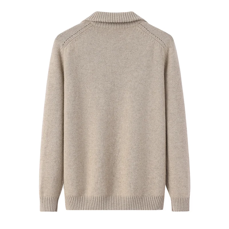Cashmere crew-neck sweater — Grey — Cashmere Sweaters & Knitwear, 100% Cashmere