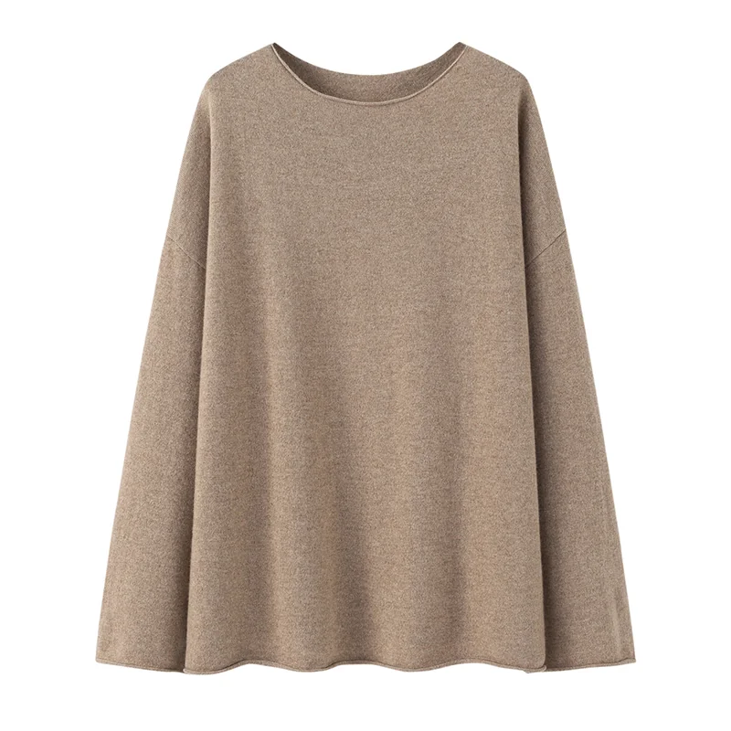 100% Cashmere, Cashmere knit dress — White Dress, 14–15.5µm, Cashmere Garment / Women — detail view 4