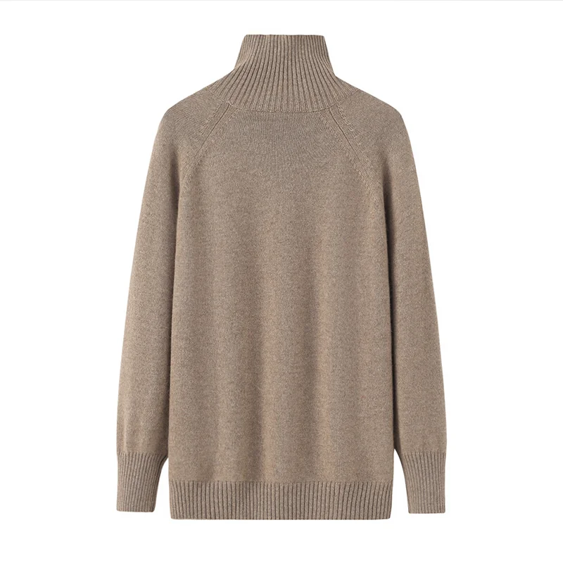 Cashmere crew-neck sweater — Grey — Cashmere Sweaters & Knitwear, 100% Cashmere