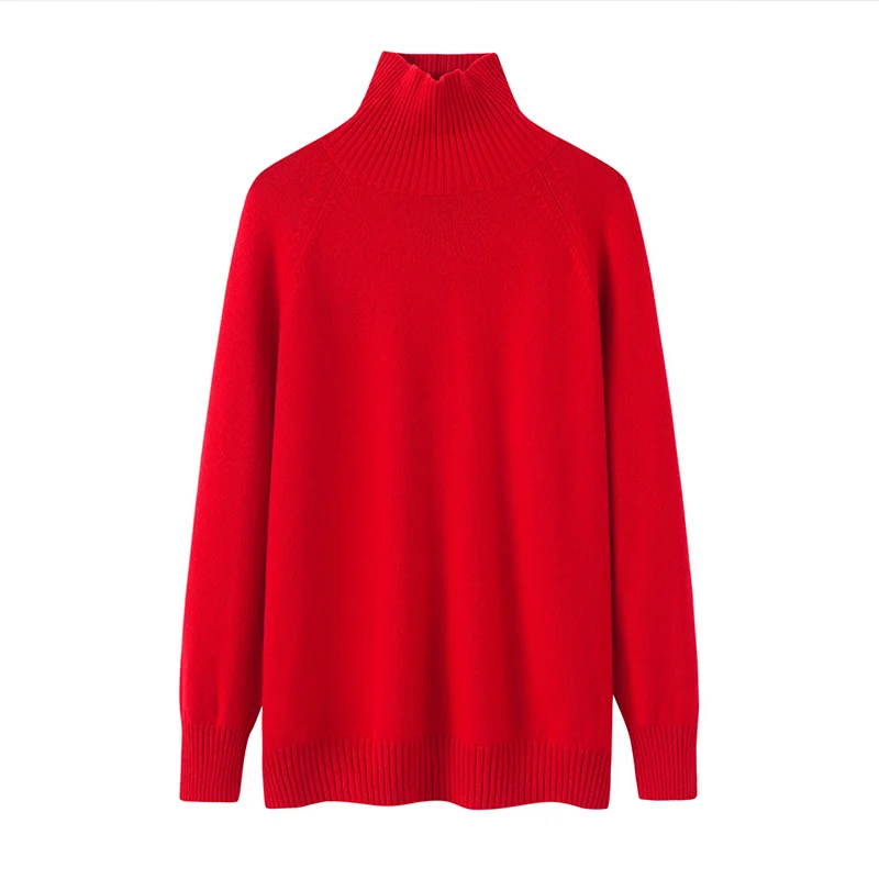 100% Cashmere, Cashmere crew-neck sweater — Grey, 14–15.5µm, Cashmere Garment / Women — detail view 3