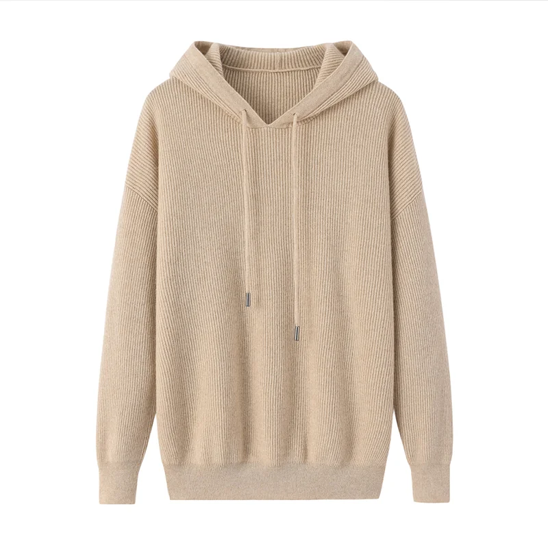100% Cashmere, Cashmere crew-neck sweater — Grey, 14–15.5µm, Cashmere Garment / Women — detail view 3