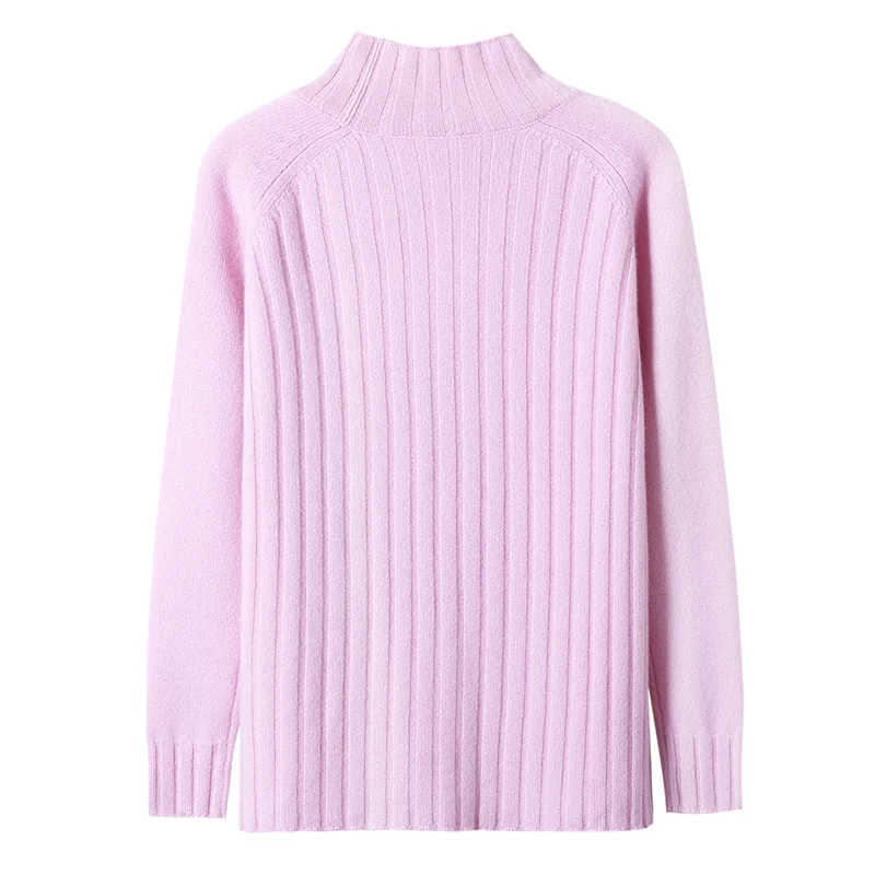 Cashmere crew-neck sweater — Grey — Cashmere Sweaters & Knitwear, 100% Cashmere