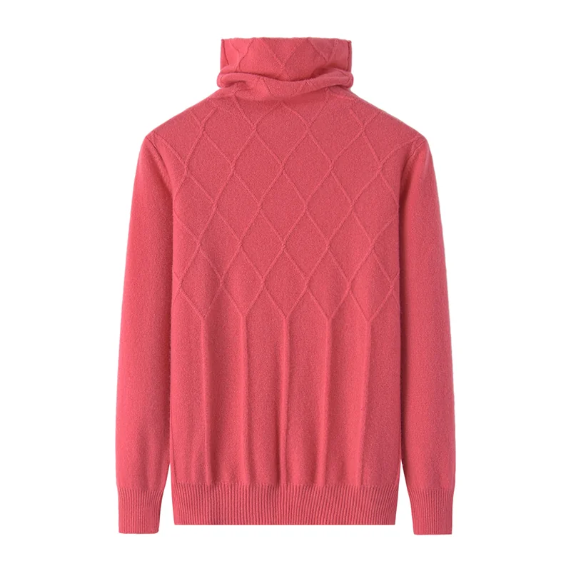 100% Cashmere, Cashmere crew-neck sweater — Grey, 14–15.5µm, Cashmere Garment / Women — detail view 4