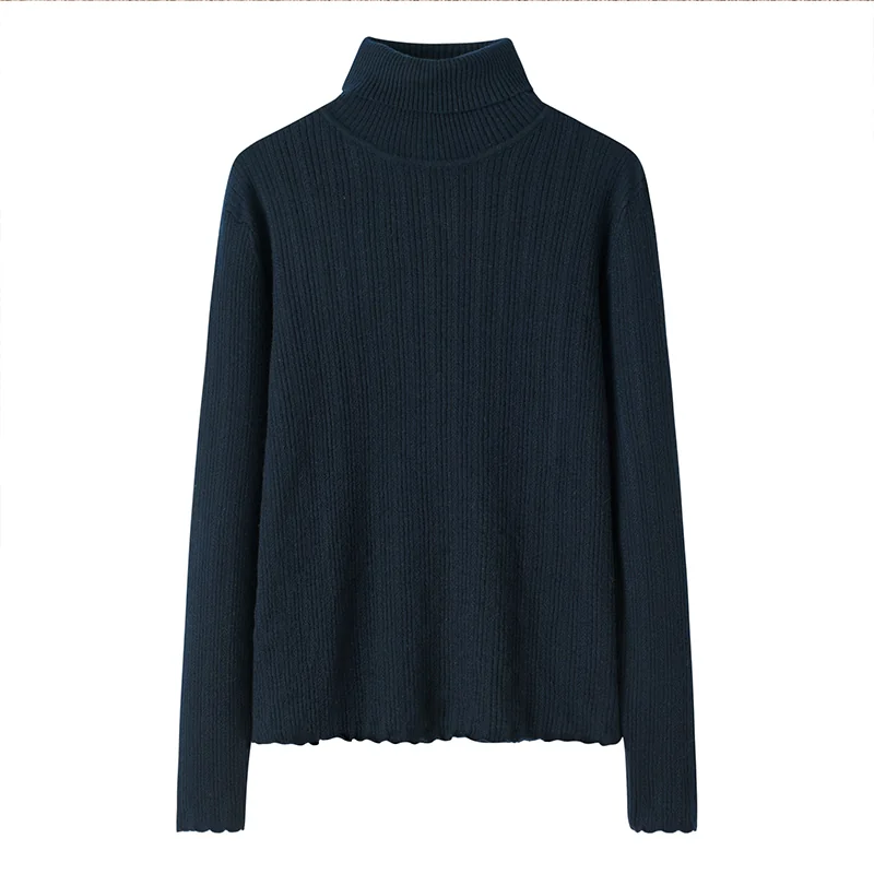 100% Cashmere, Cashmere crew-neck sweater — Beige Worsted, 14–15.5µm, Cashmere Garment / Women — detail view 3