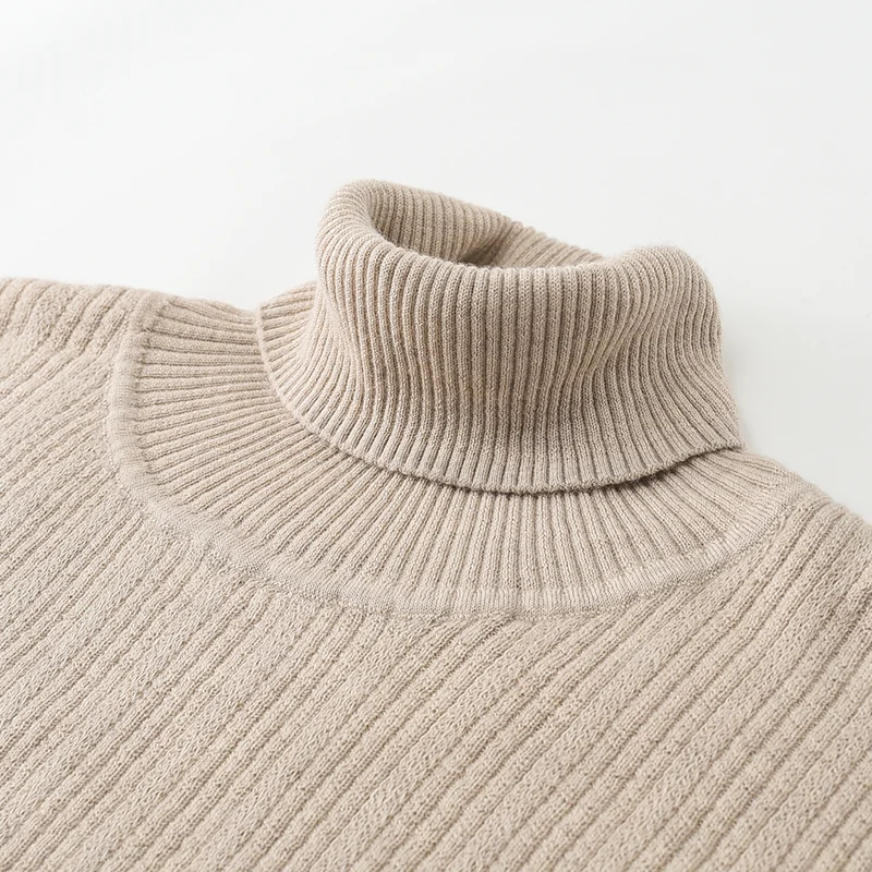 100% Cashmere, Cashmere crew-neck sweater — Beige Worsted, 14–15.5µm, Cashmere Garment / Women — detail view 6