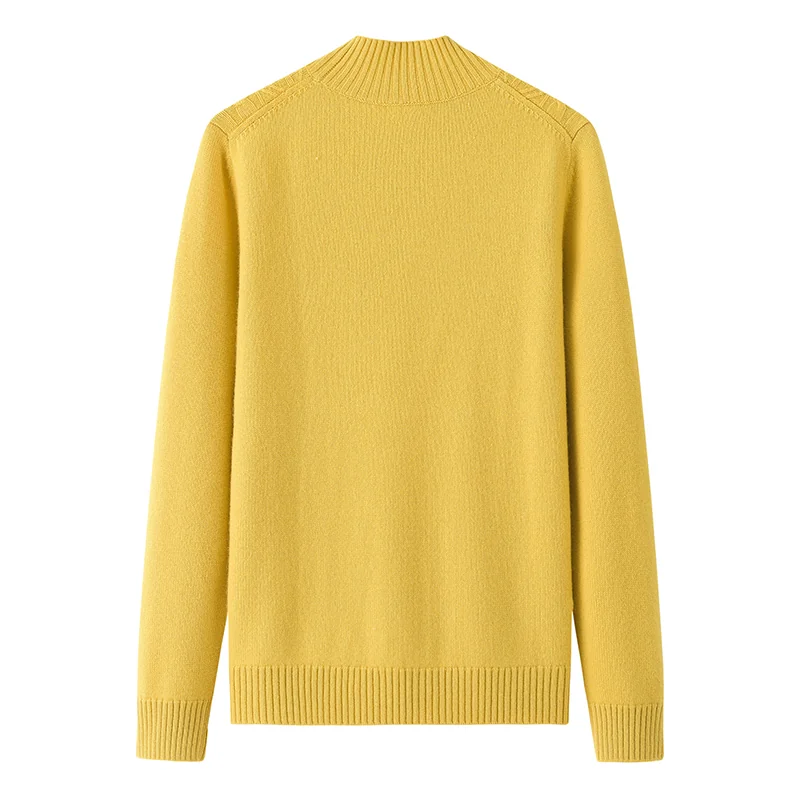 Cashmere crew-neck sweater — White — Cashmere Sweaters & Knitwear, 100% Cashmere