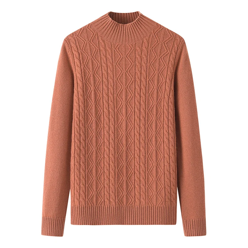 100% Cashmere, Cashmere crew-neck sweater — White, 14–15.5µm, Cashmere Garment / Women — detail view 3