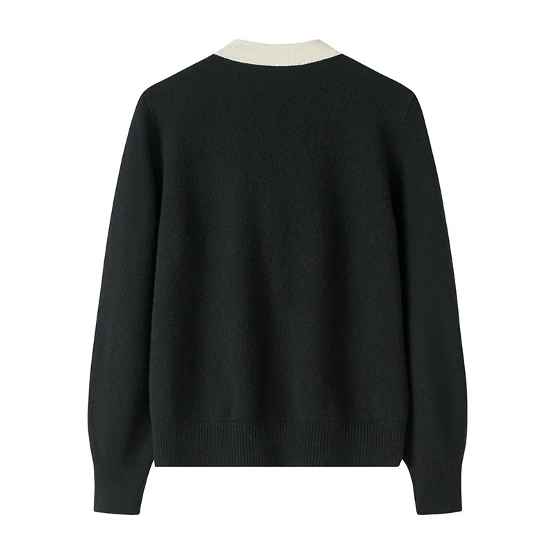 Cashmere crew-neck sweater — Red — Cashmere Sweaters & Knitwear, 100% Cashmere