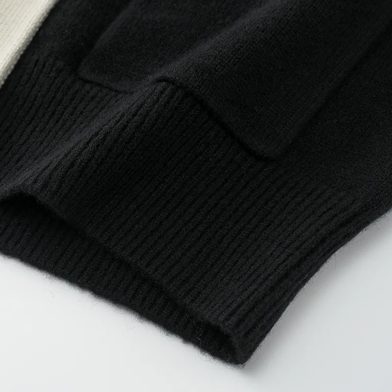 100% Cashmere, Cashmere crew-neck sweater — Red, 14–15.5µm, Cashmere Garment / Women — detail view 4