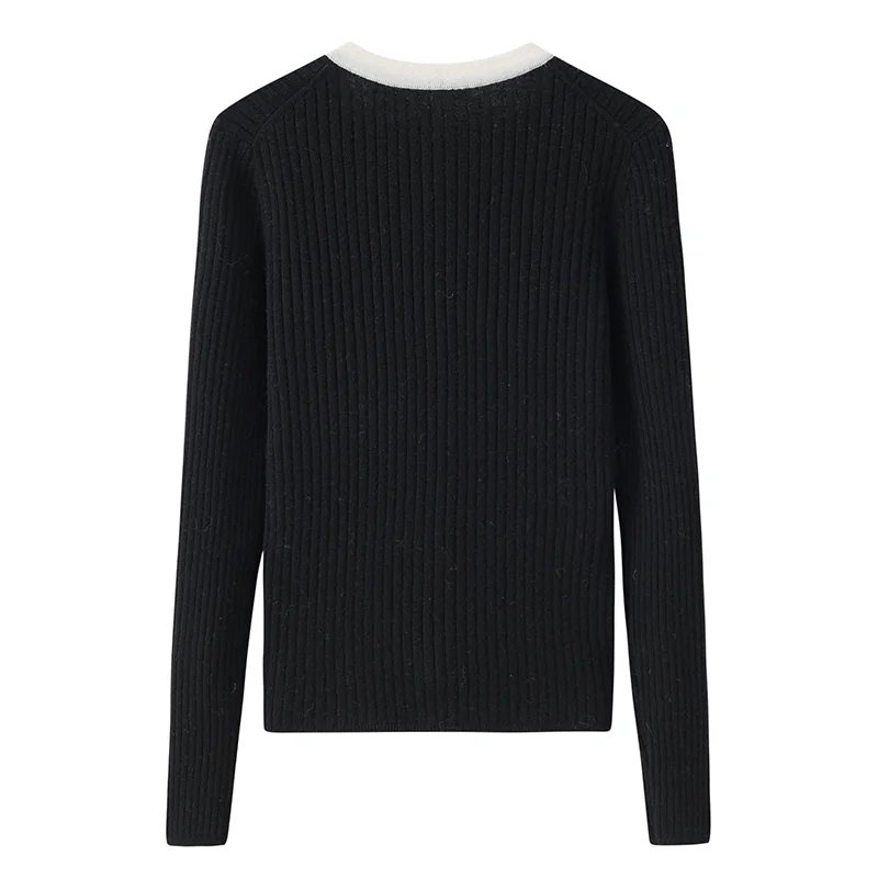 100% Cashmere, Cashmere button-front cardigan, 14–15.5µm, Cashmere Garment / Women — detail view 2