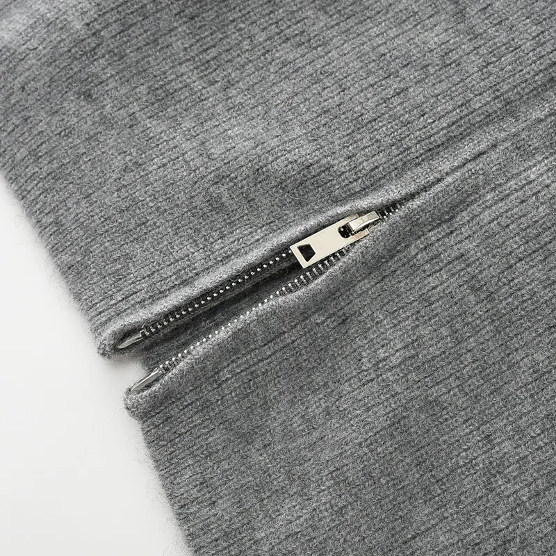 100% Cashmere, Cashmere knit sweater — Grey Chinese marketing overlay, 14–15.5µm, Cashmere Garment / Women — detail view 6
