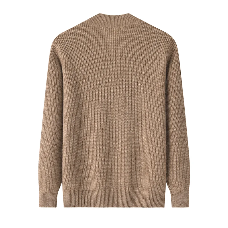 Cashmere crew-neck sweater — Grey — Cashmere Sweaters & Knitwear, 100% Cashmere