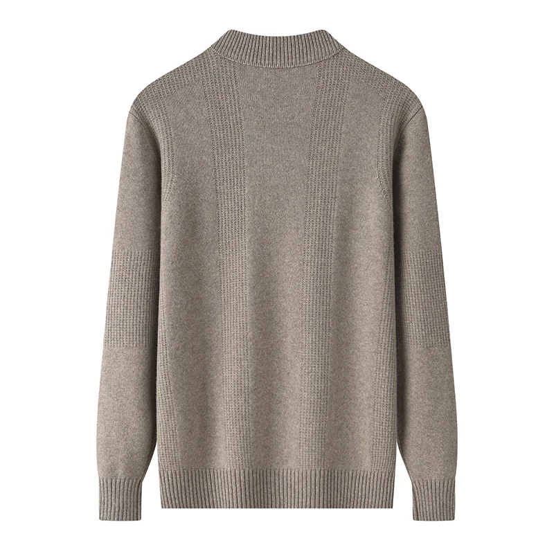 Cashmere crew-neck sweater — Grey — Cashmere Sweaters & Knitwear, 100% Cashmere