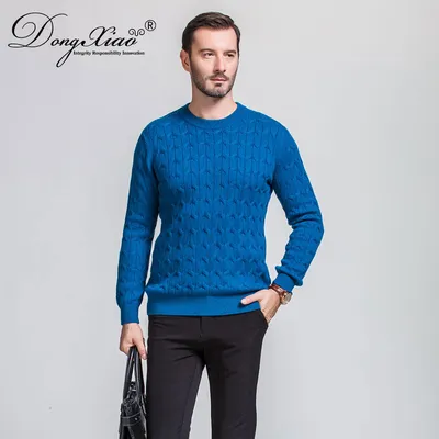 2020 Latest Design Cashmere Round Neck Sweater Pullover