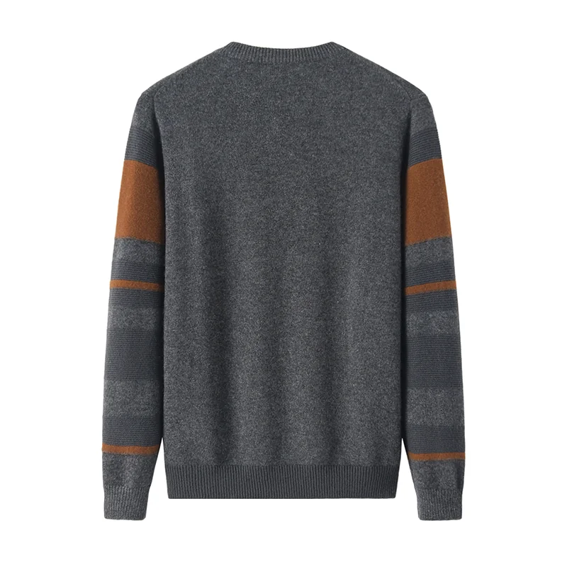 Cashmere crew-neck sweater — Beige — Cashmere Sweaters & Knitwear, 100% Cashmere