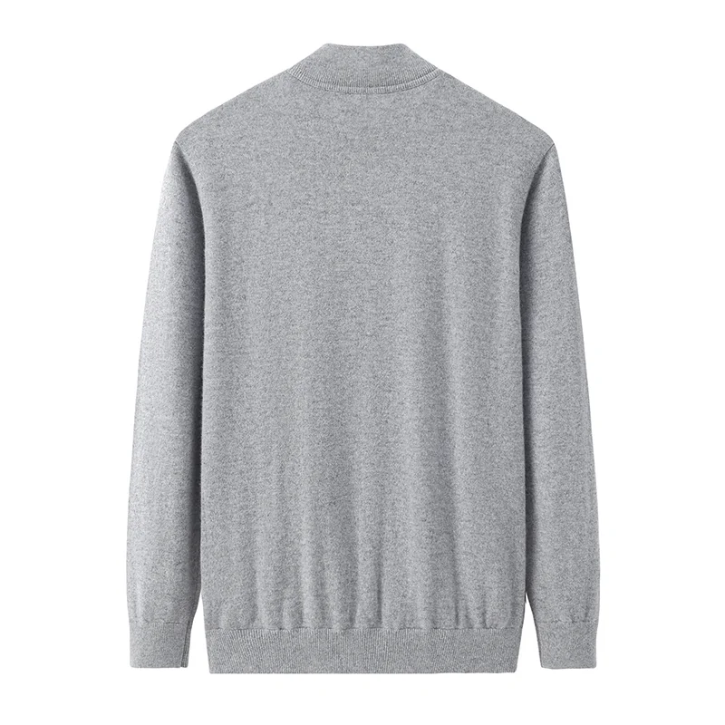 Cashmere crew-neck sweater — Grey — Cashmere Sweaters & Knitwear, 100% Cashmere