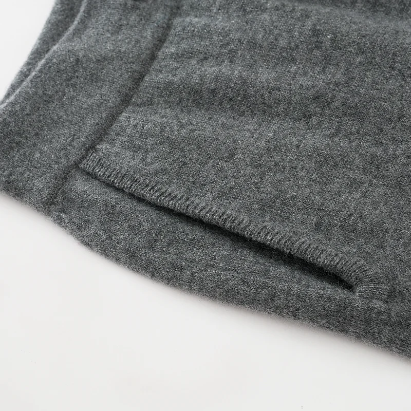 100% Cashmere, Cashmere knit skirt — Camel Skirt, 14–15.5µm, Cashmere Garment / Women — detail view 5