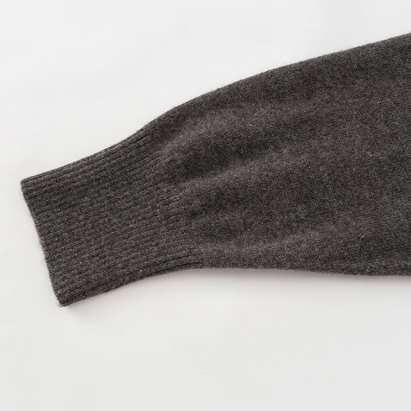 100% Cashmere, Cashmere sleeveless vest — Camel Asymmetric vest, 14–15.5µm, Cashmere Garment / Women — detail view 9
