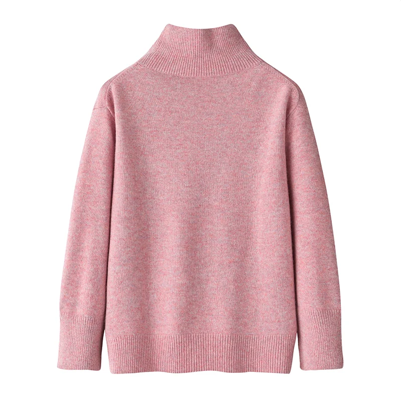 Cashmere crew-neck sweater — White — Cashmere Sweaters & Knitwear, 100% Cashmere