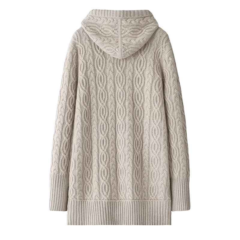 Cashmere crew-neck sweater — Camel — Cashmere Sweaters & Knitwear, 100% Cashmere