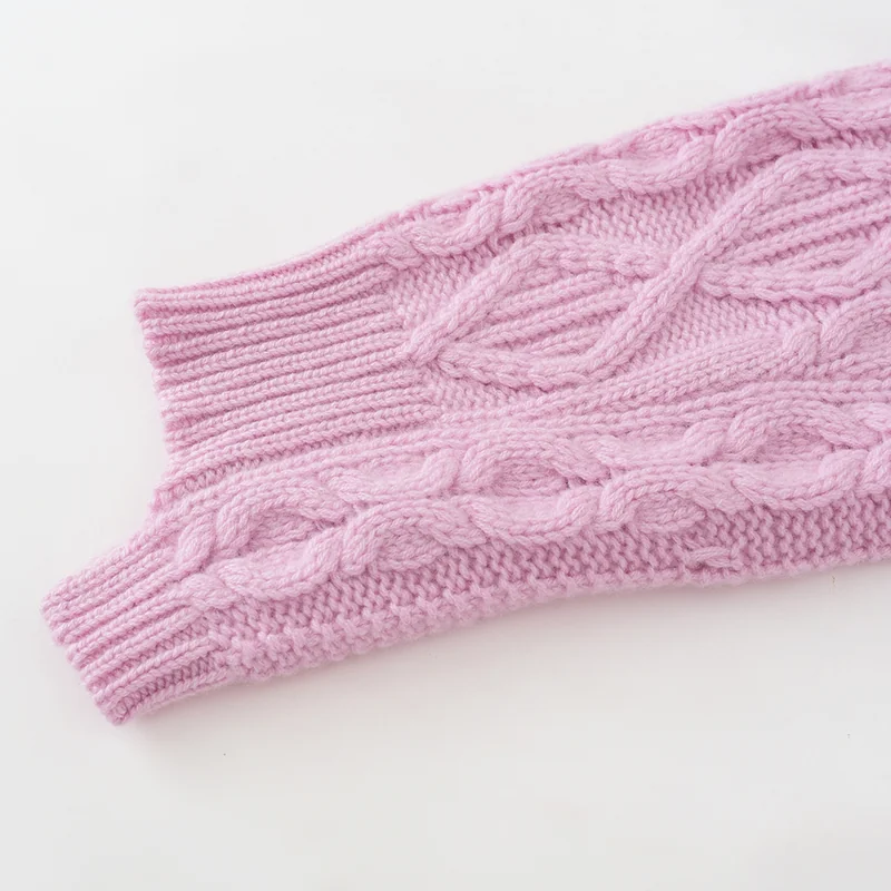 100% Cashmere, Cashmere crew-neck sweater — Blue, 14–15.5µm, Cashmere Garment / Women — detail view 7