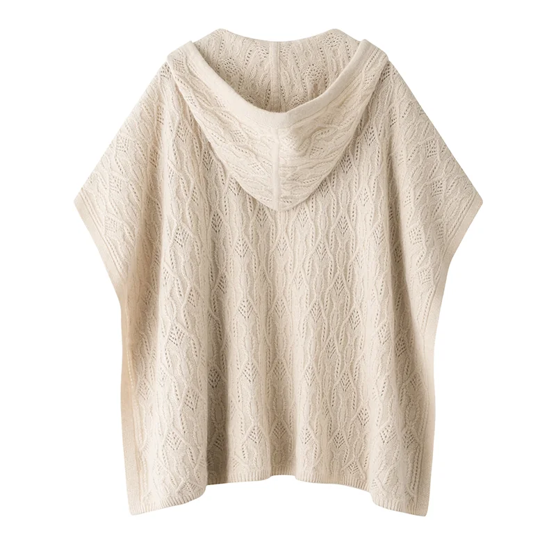 Cashmere crew-neck sweater — Beige — Cashmere Sweaters & Knitwear, 100% Cashmere