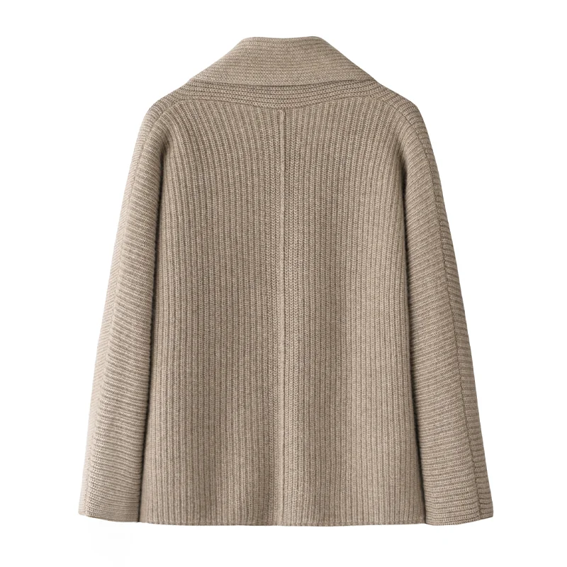 Cashmere crew-neck sweater — Camel — Cashmere Sweaters & Knitwear, 100% Cashmere