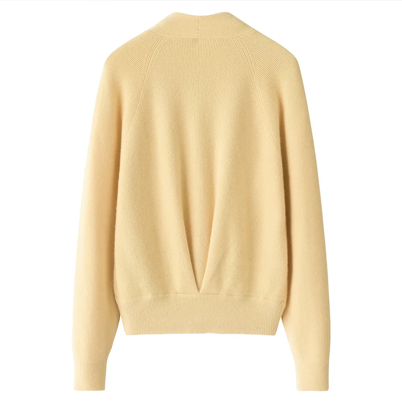 Cashmere crew-neck sweater — White — Cashmere Sweaters & Knitwear, 100% Cashmere