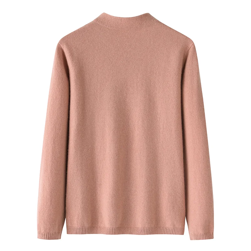 Cashmere crew-neck sweater — Beige — Cashmere Sweaters & Knitwear, 100% Cashmere