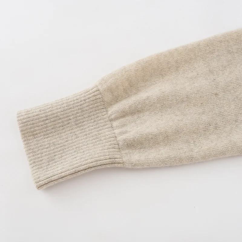 100% Cashmere, Cashmere crew-neck sweater — Pink, 14–15.5µm, Cashmere Garment / Women — detail view 5