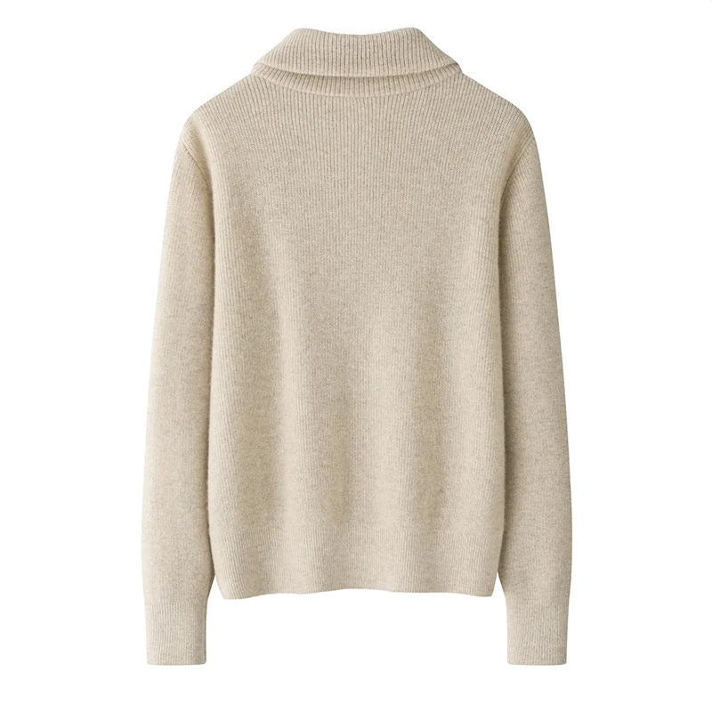 Cashmere crew-neck sweater — Grey — Cashmere Sweaters & Knitwear, 100% Cashmere