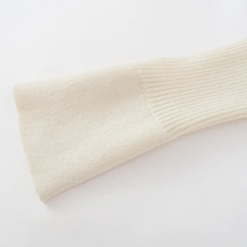 100% Cashmere, Cashmere crew-neck sweater — Pink, 14–15.5µm, Cashmere Garment / Women — detail view 6