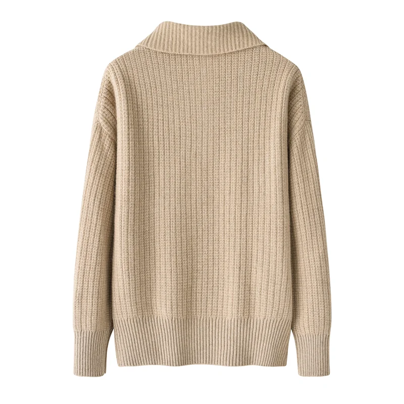 Cashmere crew-neck sweater — Grey — Cashmere Sweaters & Knitwear, 100% Cashmere