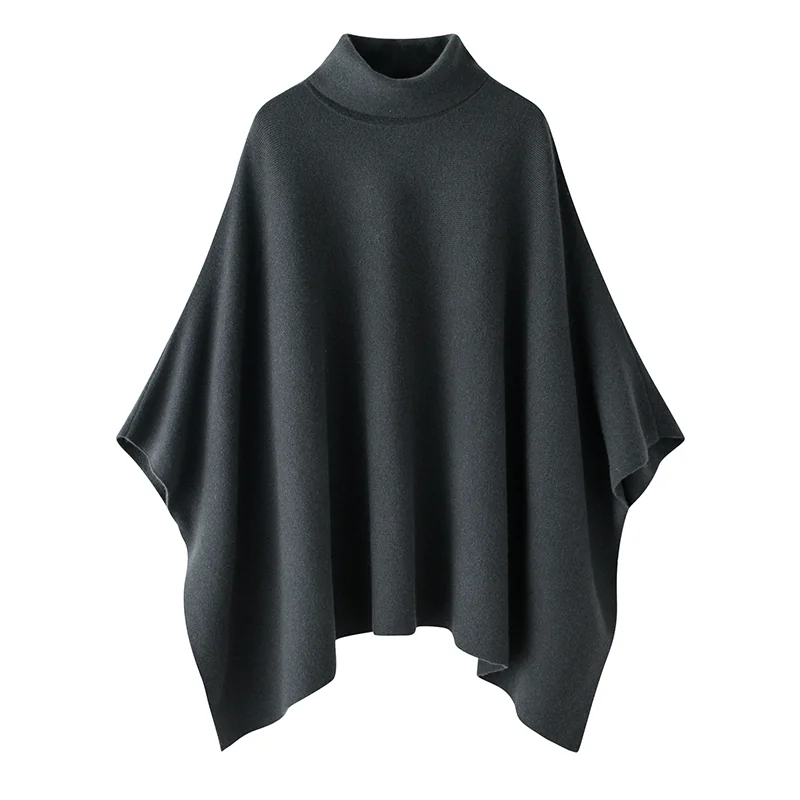 100% Cashmere, Cashmere crew-neck sweater — Grey, 14–15.5µm, Cashmere Garment / Women — detail view 2