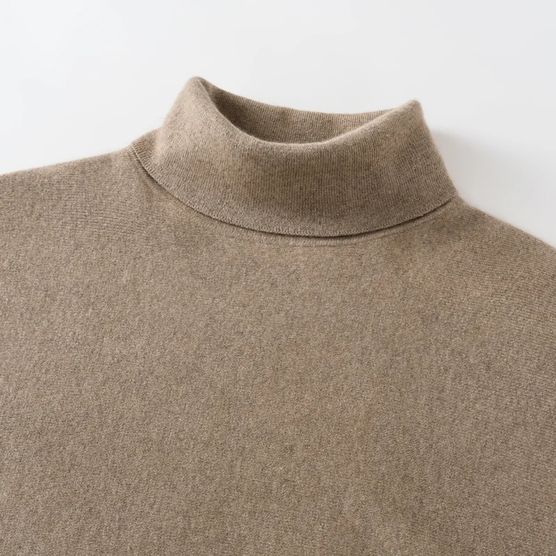 100% Cashmere, Cashmere crew-neck sweater — Grey, 14–15.5µm, Cashmere Garment / Women — detail view 6