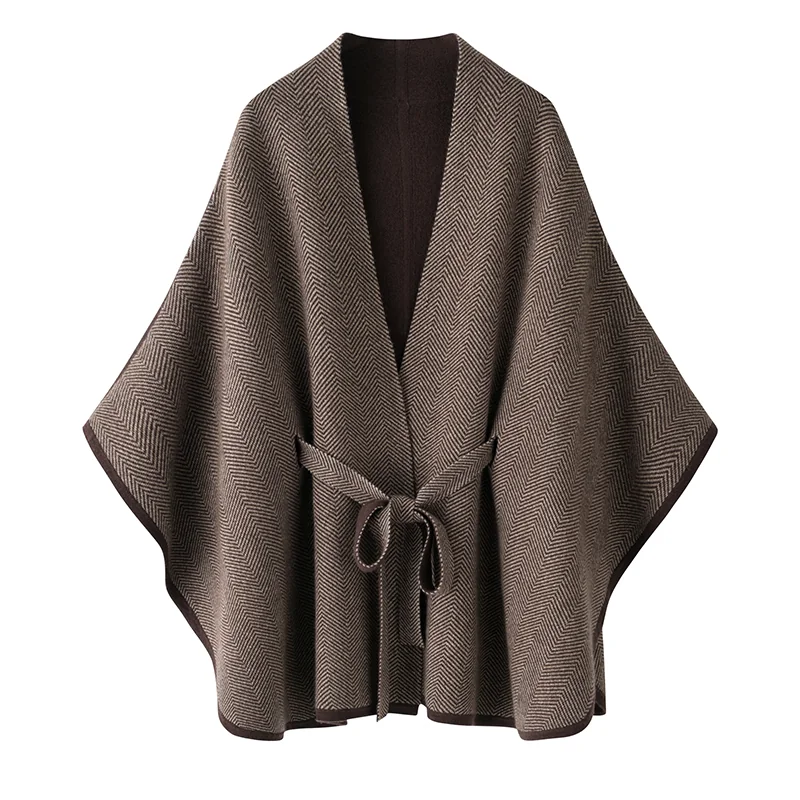 100% Cashmere, Cashmere crew-neck sweater — Camel Batwing, 14–15.5µm, Cashmere Garment / Women — detail view 2