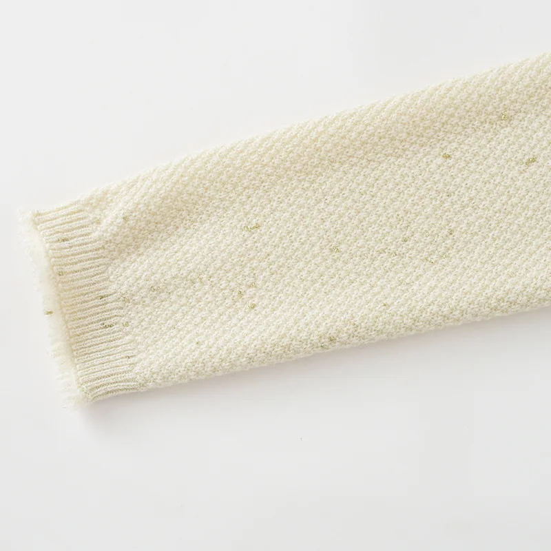 100% Cashmere, Cashmere crew-neck sweater — Grey, 14–15.5µm, Cashmere Garment / Women — detail view 5
