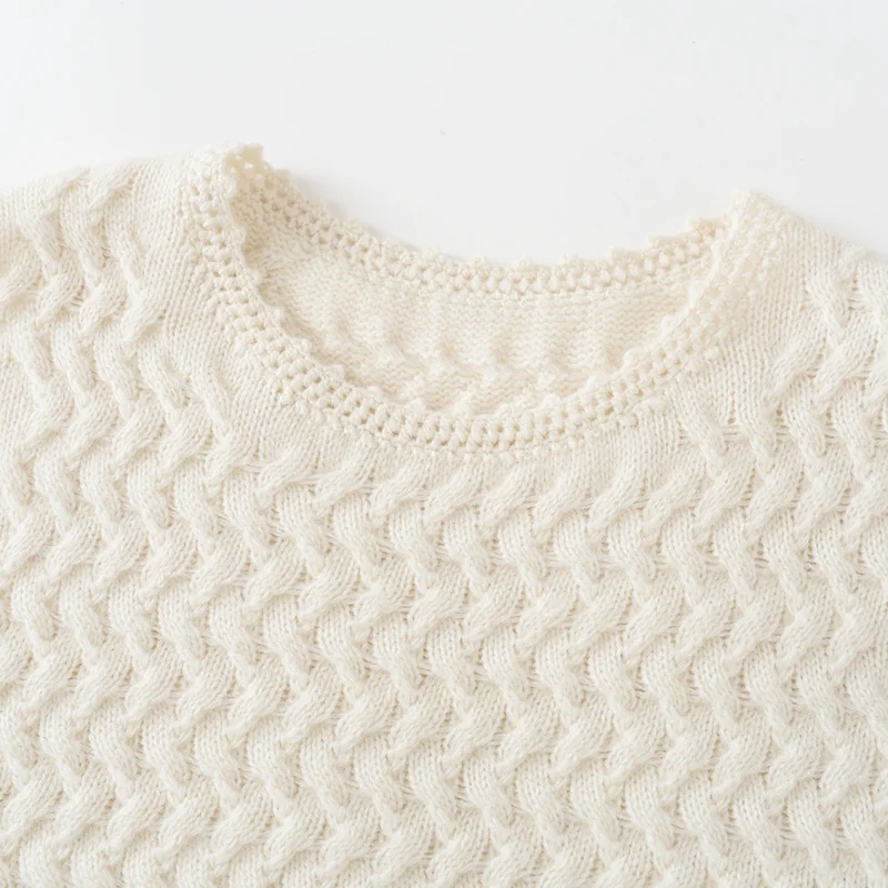 100% Cashmere, Cashmere sleeveless vest — White Knit vest, 14–15.5µm, Cashmere Garment / Women — detail view 6