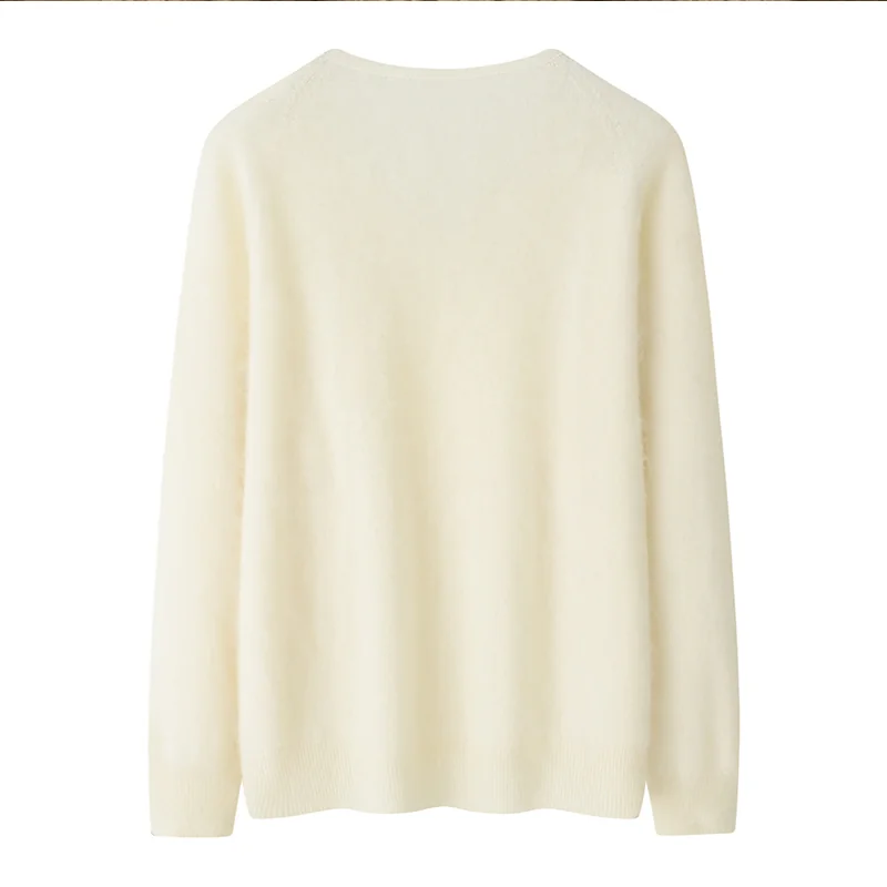 Cashmere crew-neck sweater — Grey — Cashmere Sweaters & Knitwear, 100% Cashmere