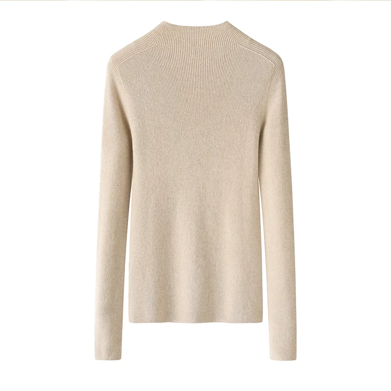 Cashmere crew-neck sweater — Blue — Cashmere Sweaters & Knitwear, 100% Cashmere