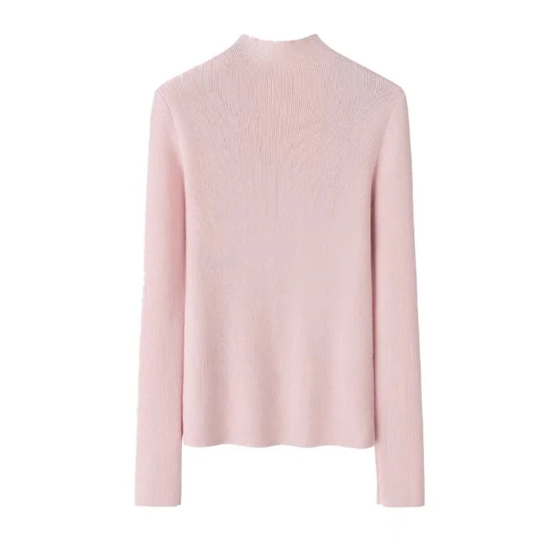 100% Cashmere, Cashmere crew-neck sweater — Blue, 14–15.5µm, Cashmere Garment / Women — detail view 4