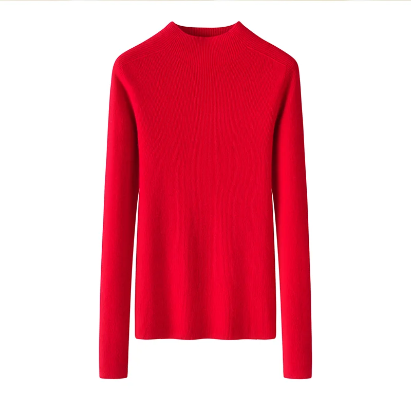 100% Cashmere, Cashmere crew-neck sweater — Blue, 14–15.5µm, Cashmere Garment / Women — detail view 8
