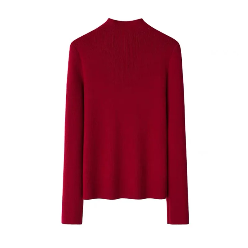 100% Cashmere, Cashmere crew-neck sweater — Blue, 14–15.5µm, Cashmere Garment / Women — detail view 9