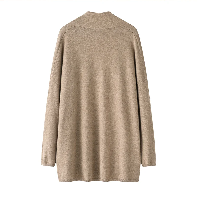 Cashmere crew-neck sweater — Grey — Cashmere Sweaters & Knitwear, 100% Cashmere