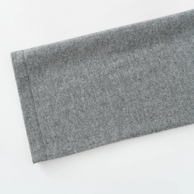 100% Cashmere, Cashmere knit trousers — Grey Trousers, 14–15.5µm, Cashmere Garment / Women — detail view 7