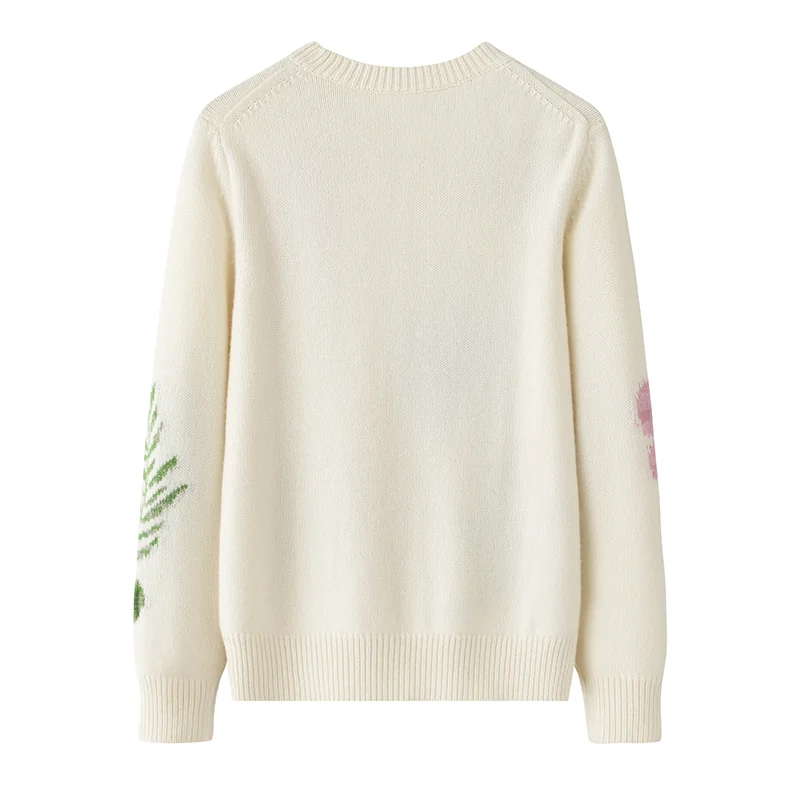Cashmere knit skirt — White Skirt